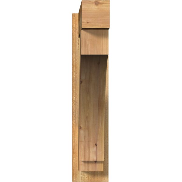 Imperial Block Rough Sawn Outlooker, Western Red Cedar, 6W X 28D X 28H